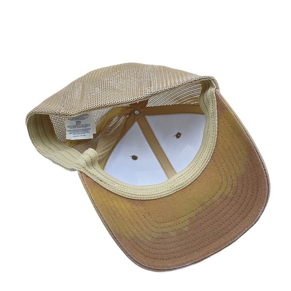 Columbia Mesh Tree Flag Hat Cap Flex Fit Brown Size L/XL - Picture 6 of 7